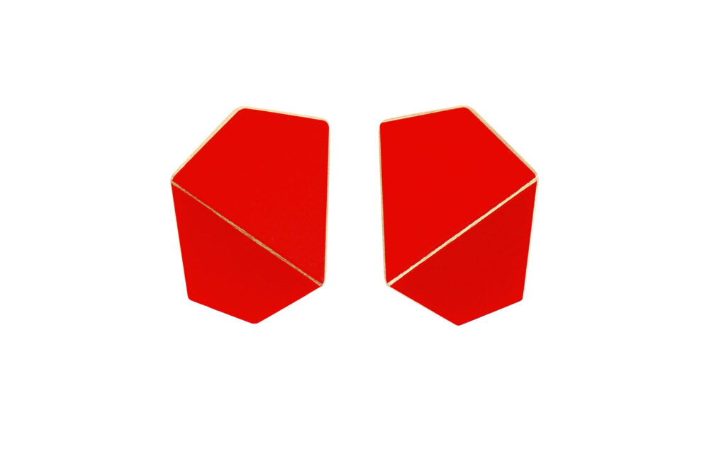 Naušnice Folded Wide - Slika 3