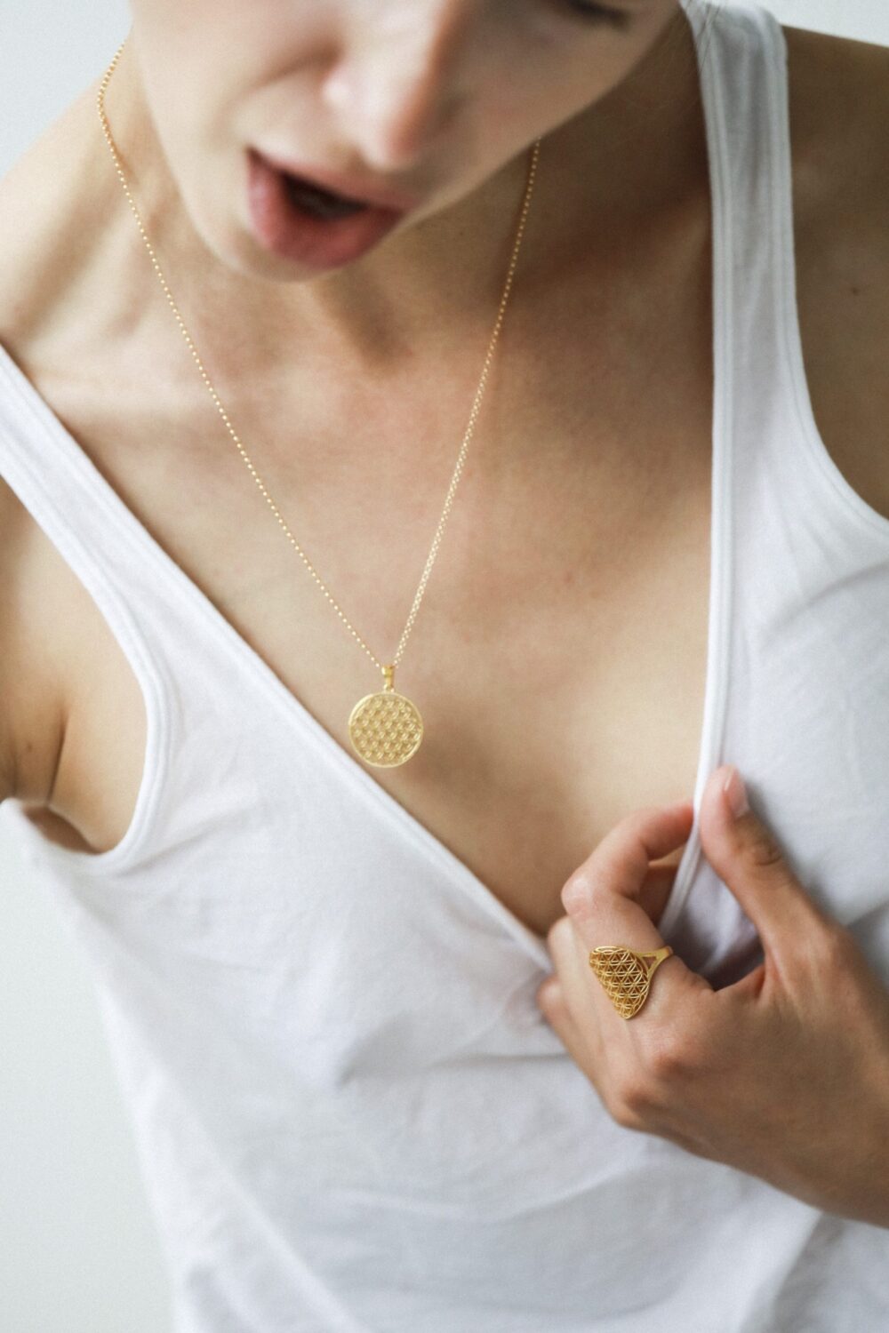 Ogrlica Flower Of Life - Unisex - Slika 2