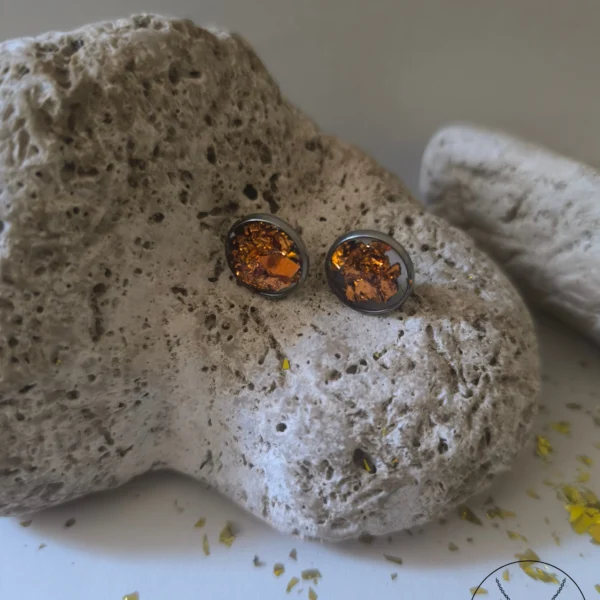 našnice brončani glitter