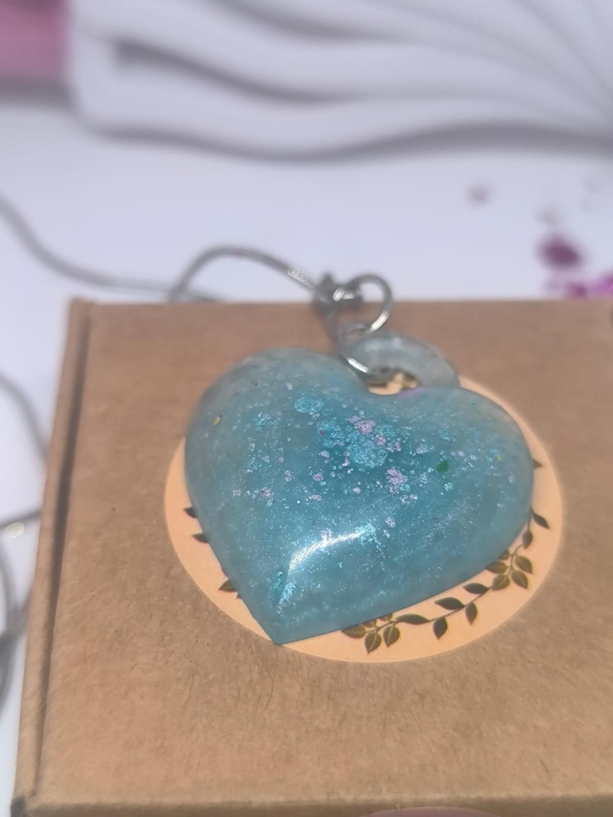 Ogrlica „Plavo srce“ - Slika 3