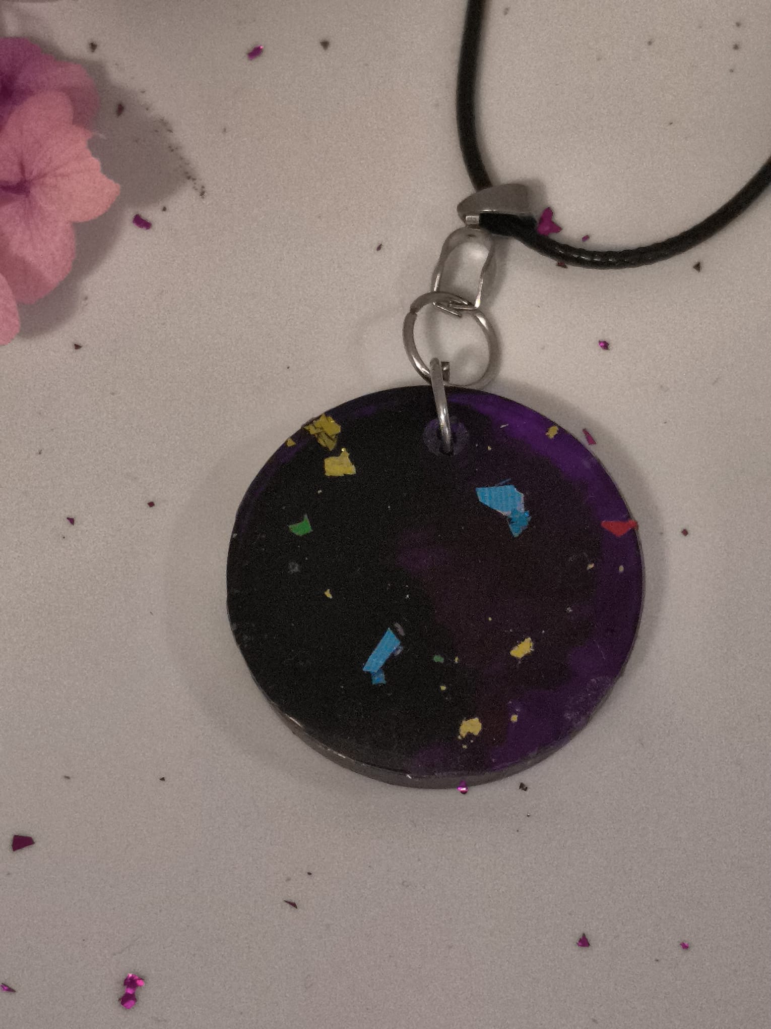 Ogrlica s privjeskom - višebojna - Slika 2